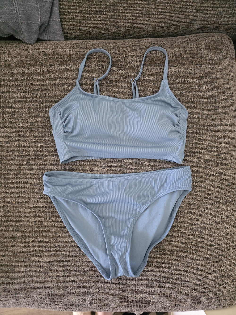 Light Blue Two-Piece Bikini Set Shade And Shore Swim Size Small